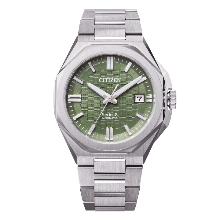 Citizen Series 8 Mechanical NB6080-51W | green dial