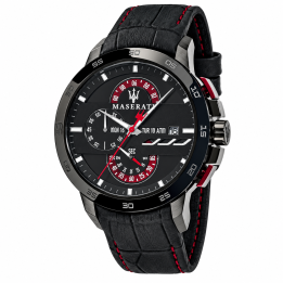 Maserati Ingegno R8871619003: cronografo al quarzo con cassa in acciaio da 45 mm