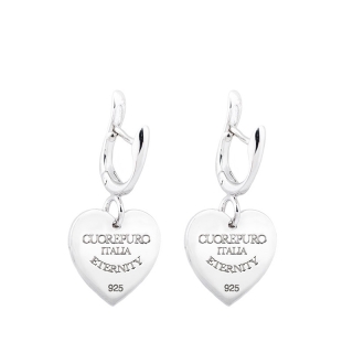 Amore Eterno – Orecchini pendenti cuore 1,5 cm - Cuorepuro.
