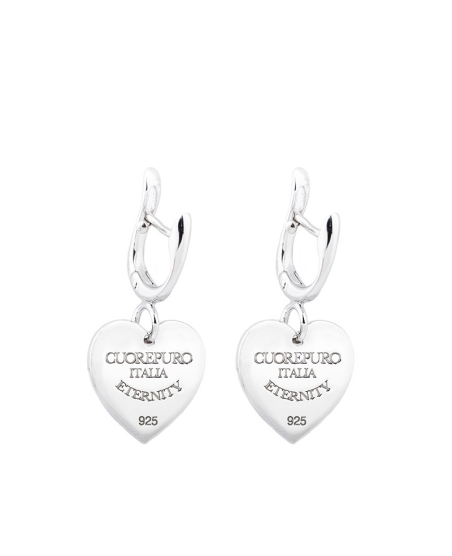 Amore Eterno – Orecchini pendenti cuore 1,5 cm