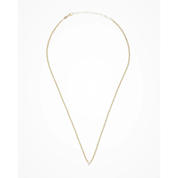Desmos | Collana Slash V in oro e diamanti