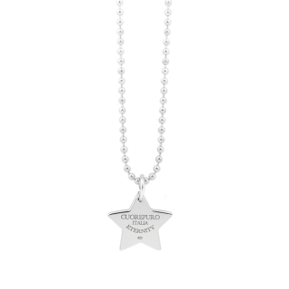 Stelle dei Desideri - Collana cm 45 argento Cuorepuro.