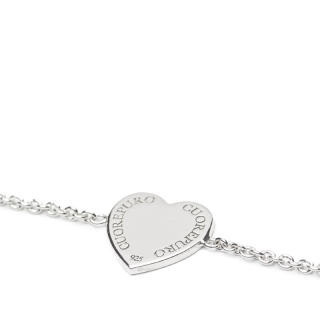 ABBRACCI – BRACCIALE Rollò Cuore argento - Cuorepuro.