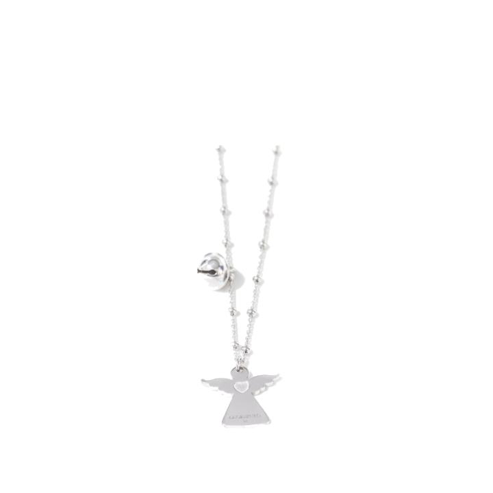 Angelo del Cuore – Girocollo Angelo con sonaglino in argento - Cuorepuro.