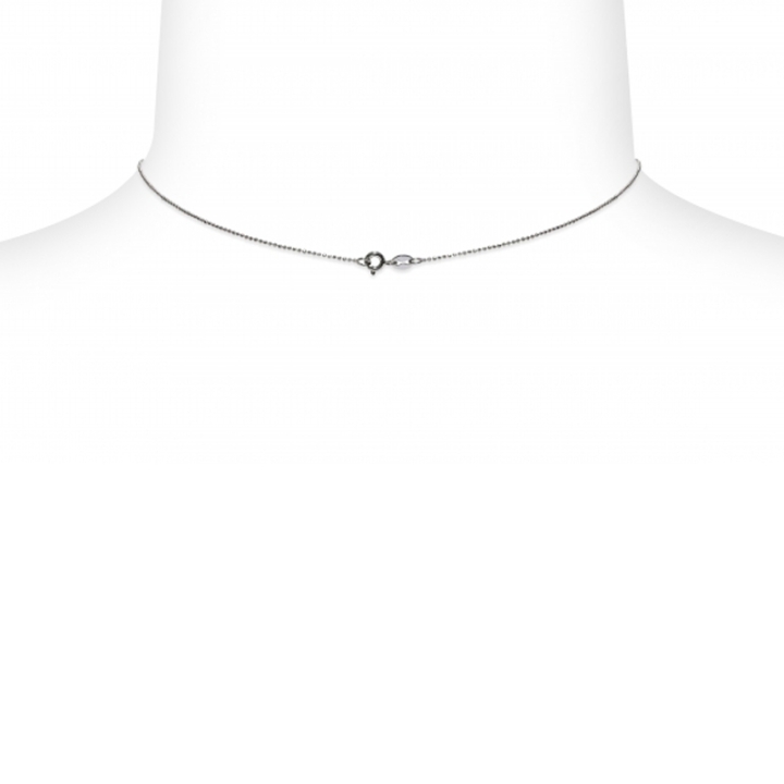 Pendente con catena in Argento 925‰ con Perla piena perlagione - CS239, collezione Profumi di Maggio di Mayumi.