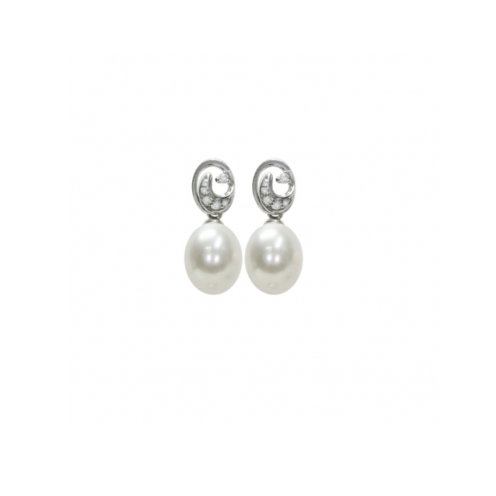 Orecchini in Argento 925‰ con Perle piena perlagione - OS210 della collezione Emozioni di Mayumi.