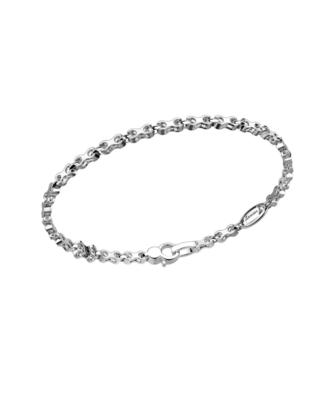 Bracciale Zancan da uomo della collezione Insignia 925 - EXB601. In argento 925 costituito di misura 21 cm.