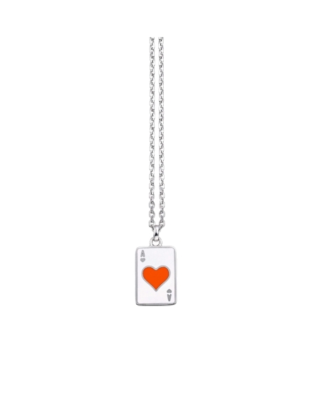 Collana Zancan, da uomo, della collezione Poker. In argento 925. Collana Zancan, da uomo, della collezione Poker. In argento 925.