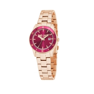 Cinturino e cassa in acciaio inox pvd oro rosa.